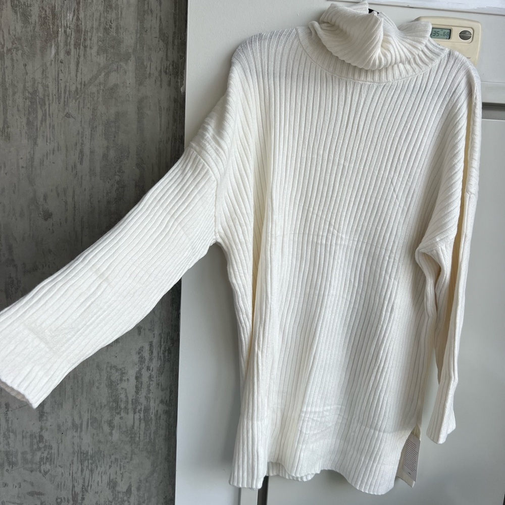 Turtle neck long dress